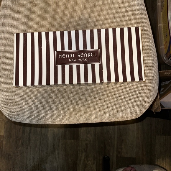 Henri Bendel Black Clutch with Gold Accent - Picture 8 of 8